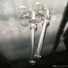 Panela transparente de osso do cr￢nio, bongues de vidro de vidro de vidro bongas de ￳leo tubos de ￡gua tubos de ￡gua plataformas de ￳leo de vidro fumando fumando