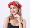2019 Nouvel An Floral Couronne De Mode Fleur Bandeau pour Belles Filles Couronne Cheveux Accessoires Parti Élégant diademas para mujer GB613