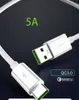 USB نوع C 5A كابل 1M 2M شحن سريع مزامنة بيانات كابل دعم هواوي سوبر شاحن 40W لسامسونج XIAOMI هواوي الجديد