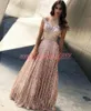 2020 Cekiny Off Ramię Sukienka Wieczorowa Arabska Formalna Party Bling Długie Koraliki A-Line Prom Guest Dress Dla Kobiet Plus Rozmiar Robe De Soiree