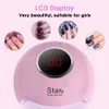 Suszarka do paznokci LED Lampa UV Mini Lampa USB do manicure Wyświetlacz LCD Suszenie Wszystkie żele Nail Polski Nails Narzędzia sztuki 36W RRA851