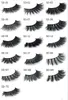 Gratis frakt EPACKET NYDD 3D MINK Ögonfransar Messy Eye Lash Extension Sexy Eyelash Full Strip Eye Lashes by Chemical Fiber 20 stilar!