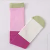 Chaussettes pour enfants Filles Chaussettes hautes Imprimé floral Bas décontractés Jambières d'été Sous-vêtements Leggings Mode Dot Lettre Chaussettes amples BYP645