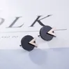 Wholesale-2019 Hot Sale Earrings Designer Titanium Steel Stud Women's Fashion Rose Gold Letter V Earrings With LOGO
