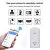 Freeshipping Smart Plug Socket Outlet No Nav Obligatorisk Överbelastningsskydd Brandskyddsmedel Wi-Fi Remote Control Timing Swit