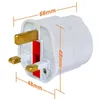 EU 2 Pin auf UK 3 Pin Stecker AC Netzteil Reisekonverter Europäischer 250V 16A Reiseadapter