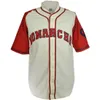 Kansas City Monarchs 1945 Road Jersey 100% Stitched Embroidery Logos Vintage Baseball Jerseys Custom Any Name Any Number Free Shipping