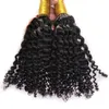 1 pçs 24 26 28quot kinky encaracolado real trança de cabelo humano trança cabelo em massa brasileiro para trança molhado e ondulado trança brasileira ha5991757