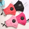 Breathing Valve Mask Anti-Dust Face Masks Adult Washable Face Cover Reusable Mouth Mask Without Filter Pad ZZA2071