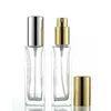 Hot Koop 30ml Rechthoekig glas parfumfles geanodiseerd aluminium fijne mist spray fles gratis verzending WB1221