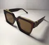 Luxuriöse MILLIONÄR-Sonnenbrille für Herren mit Vollrahmen, Vintage-Designer-Sonnenbrille 1165 1.1 für Herren, glänzendes Gold, heißer Verkauf, vergoldetes Oberteil 96006