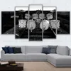 HD Printed Paintings Modular Home Decoration 5 Panels Musical Instrument Drum Posters Tableau Wall Art Modern Pictures Canvas2404