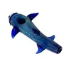 Hurtowe szklane rurki ręczne niebieskie oceaniczne rekiny projektowe palnik tytoniowy do palenia akcesoriów