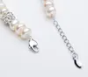 Véritable beau bracelet de perles d'eau douce femmes mariage bracelet de perles blanches de culture 925 bijoux en argent fille cadeau d'anniversaire GB773193b