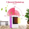 500W Handige Protable Electric Desk Mini Luchtverwarmer Home Warmer Verwarming - Rose Red