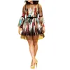 販売2019ドレス女性パーティーヴェスディッドナイト女性ファッションナイトクラブパーティーセクシークラブメッシュカラースパンコールプラスサイズのドレス＃15105
