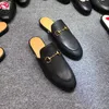 G Summer men Beach slippers classic Designer Baotou Lazy Flat Flip flops 100 leather lady Slides Suede letter women shoes cowhide Metal mens Sandals Large B0NO''gg''