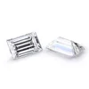 LOTUSMAPLE 0.15CT - 12CT moissanite loose stone rectangle baguette excellent cut color D clarity FL diamond certified each one equal to 0.5CT or more give a certificate