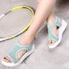 Neue mode frauen sandalen sommer neue plattform sandale schuhe atmungsaktive komfort einkaufen damen wanderschuhe weiß schwarz