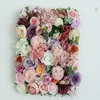 40 * 60cmの造花の壁シミュレーションハイドアジサのローズの花の壁の結婚式の装飾の背景ウェディングアーチの装飾祭のイベント