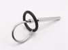 Latest 80 mm Male Stainless Steel Solid Urinary Penis Plug Beads Metal Catheters Rod Fetish Rubber Loop Sex Toys Adult Games