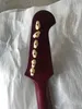 Magasine personnalisée 335 Semi Hollow Matte Wine Red Jazz Electric Guitar Firebird Headstock Block Split Inclay Bigs Talon 5 Tone Swit7253632