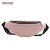 Läder Fanny Pack för Kvinnor Midja Väska Casual Vattentät Antitheft Ladies Walking Belts Väska Bröstkassar