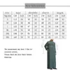Islamski muzułmański arabski bluza mężczyźni z kapturem z kapturem z kapturem kieszonkowego Abaya Long Bluies szata Mężczyzna muzułmańskie ubranie1358947