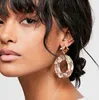 Boucles d'oreilles rondes Bohemian Boucles d'oreilles pour femmes goujon oreiller féminin féminin femme bijoux oreilles dames bijoux femme bijoux