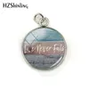 2019 New Love Never Fails 1 Cor.13 Trust Speranze Charms in acciaio inossidabile Pendenti in vetro Gioielli