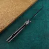 Coltello pieghevole Tian Yang Coltello pieghevole piccolo in acciaio AUS-10 in lega di titanio Coltello per sopravvivenza da campeggio all'aperto