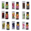Óleos essenciais 10ml óleo essencial de frutas e flores para aromaterapia difusores de ar refrescante massagem corporal aliviar óleo cuidados com a pele 12 peças