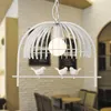 Sovrum Matsal Cafe Restaurang Bar Korridor Hänge Lampa Amerikanska Country Bird Cur ljuskrona myy