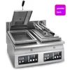 3KW Electric Fried Dumpling Machine Commercial Frying Pan Full-automatic Food Frying Cooker