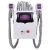 Cryolipolysfett Frysning Slimming Machine CE 2 Cryo RF Cavitation Lipo Laser 5 i 1 Viktminskning Skönhetsutrustning