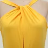 エレガントな黄色のロンパースパーティーウエアイブニングドレスパンツスーツ安いシフォンウエディングパーティーガウンジャンプスーツセレブリティドレスLFF2172