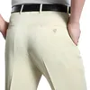 Wysokiej jakości spodnie biznesowe dla mężczyzn 2018 klasyczne stretch formalne stałe proste streetwear Baggy Office Sukienka Luźne spodnie