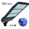 Stock In US + LED Shoebox Parking Lot Lights 100W 150W 200W 300w IP66 Waterproof Outdoor Street Pole Light with UL & DLC Listed