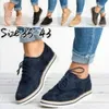 Vente chaude-n Plateforme Oxfords Style Britannique Creepers Découpes Plat Casual Femmes Chaussures À Lacets Chaussures 5 Couleurs