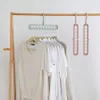 DIY kleding Hanger Magic Space Saving Clothes Hanger Organizer Kleding 360 ° Roterende Cascading 9 Gat Handdoek Haak Closet Organizer Plastic St