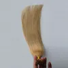 I ucu Saç Uzantıları 1G / S 100g 16 "18" 20 "Remy Öncelikli İnsan Saç Uzatma İpeksi Düz Profesyonel Salon Füzyon Renkli Saç