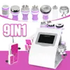 Nieuwste 9 in 1 Laser Vacuüm Ultrasone Lichaam Afslanken RF Cavitatie Cellulitis RemovalPhoton Micro Huidige Schoonheidssalon Apparatuur