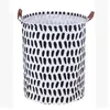 Laundry Storage Basket Printed Dirty Clothes Storage Barrel Foldable Kids Toys Organizer Totes Waterproof Home Sundries Storage Bag ZYQA519