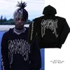 Бренд мужские женские толстовки хип-хоп Palm Print Mentge XXXTentacion кофты с капюшоном уличная одежда Топы мужские черные толщие S-2XL