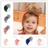 8 Цветов 10 см натурального меха кролика енота шапка для волос дети детские золотой бархатный шар для волос Индийская шляпа Оголовье свободный корабль 50
