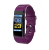 Plus Smart Bransoletka Fitness Tracker Band Tętno Monitor ciśnienia krwi Inteligentny nacisk na kolor Apple dla iPhone Android