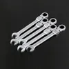 Freeshipping 7Pcs The Key With Combination Flexible Ratchet Wrench Auto Repair Hand Tools Spanners
