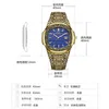 클래식 디자이너 빈티지 시계 남자 2019 Onola Top Brand Luxuri Gold Copper Wristwatch 패션 공식 방수 석영 독특한 남성 212f