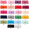 Bambino solido per bambini 22 colori Bohos Bow Hairband Capelli per capelli per bambini Banda per bambini Girls Nylon Elastico Fascia Bambino Accessori per capelli Bambino 060514