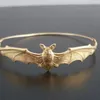 Wholesale- Women Retro Simple Exquisite Symbolic Cute Little Bat Bangle Bracelet Wristband Beautiful Halloween Bracelet Animal Jewelry Gift